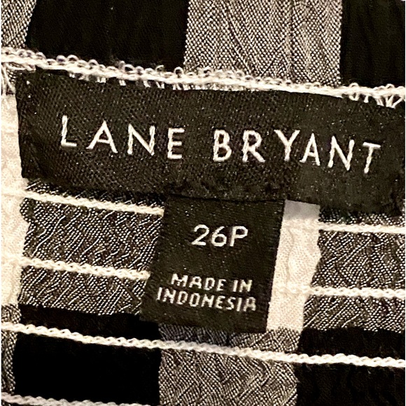 🖤🤍Lane Bryant - Spring Gingham Button-Front Midi Dress - Picture 7 of 8